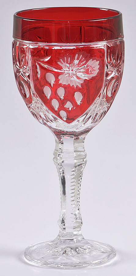 Asti Ruby Water Goblet by Anna Hutte-1