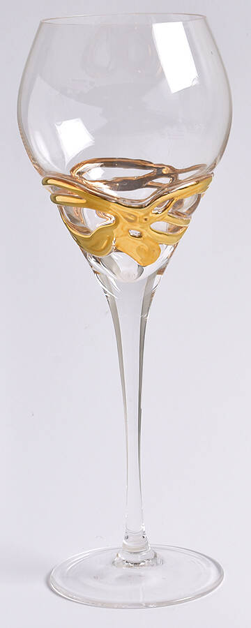 Glimmer Wrapped White Wine by Anthropologie Glass-1