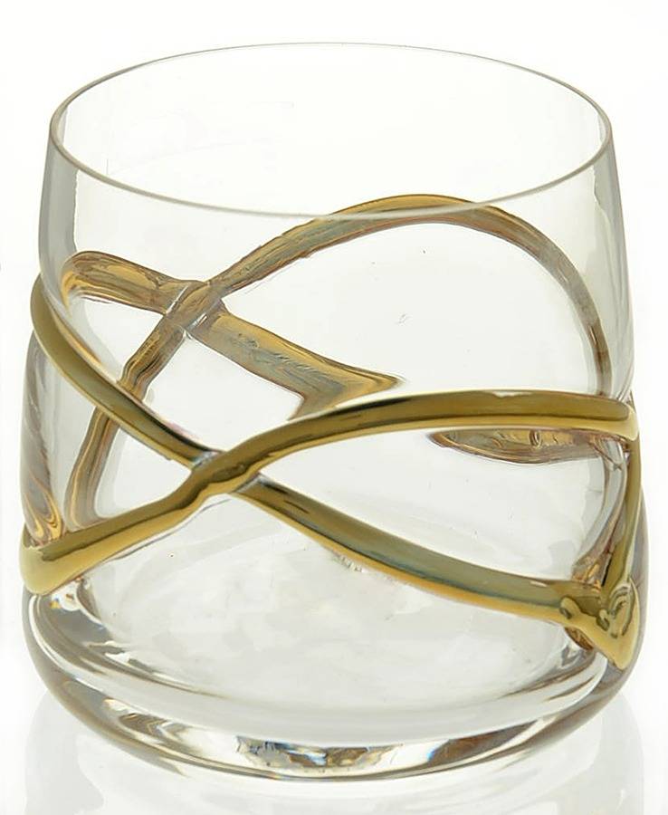 Glimmer Wrapped Double Old Fashioned by Anthropologie Glass-1