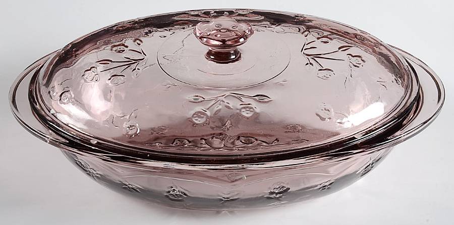 Savannah Clear Oval Covered Casserole 2 Quart by Anchor Hocking-1