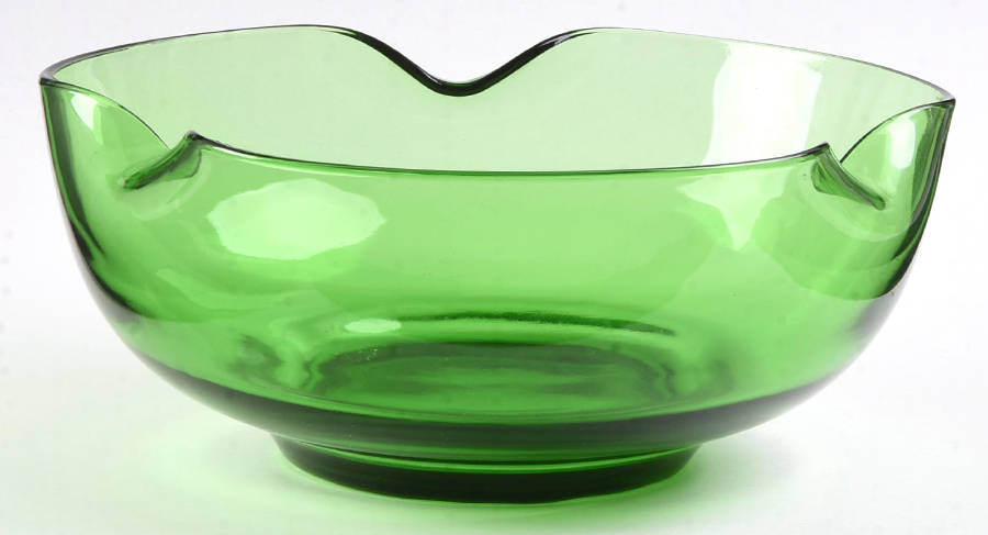 Accent Modern Forest Green 9" Salad/Fruit/Dessert/Chip Serving Bowl by Anchor Hocking-1
