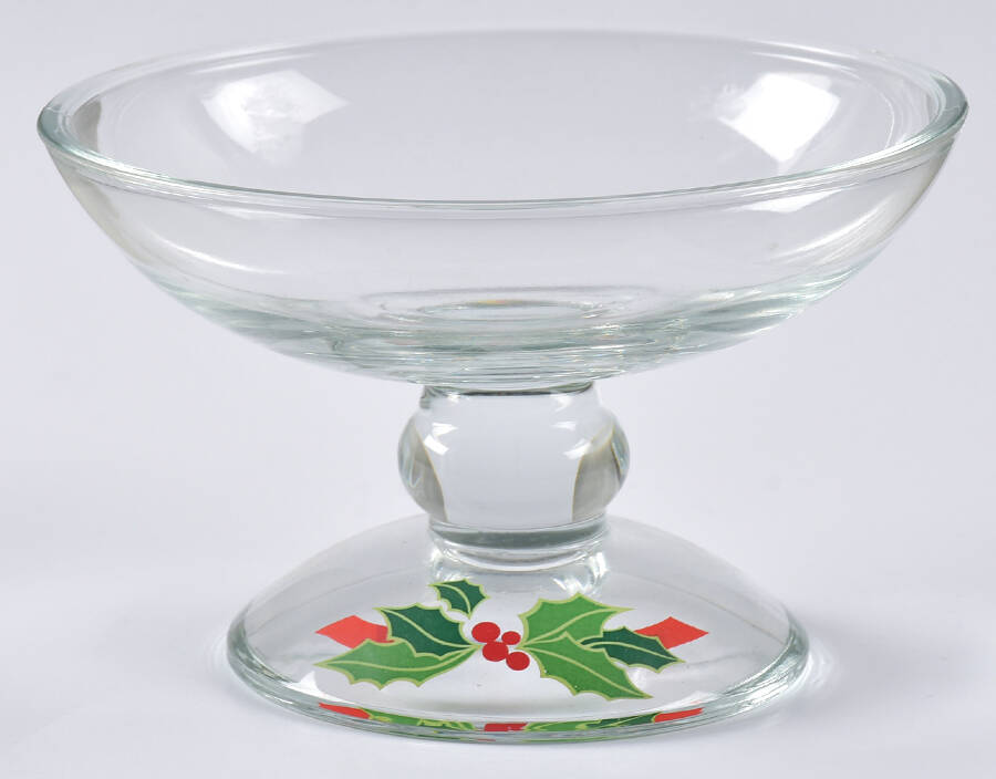 Holiday  Hostess Round Compote (Height X Width) by Avon-1