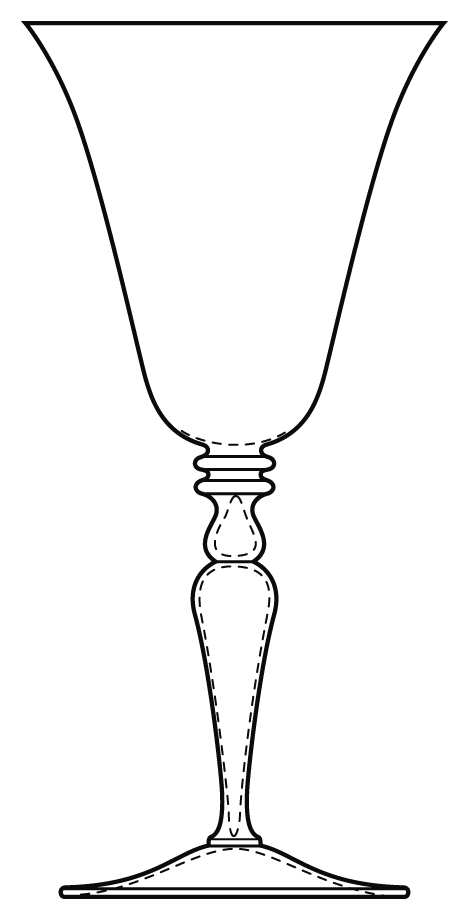 Bellegarde Water Goblet by Baccarat-1