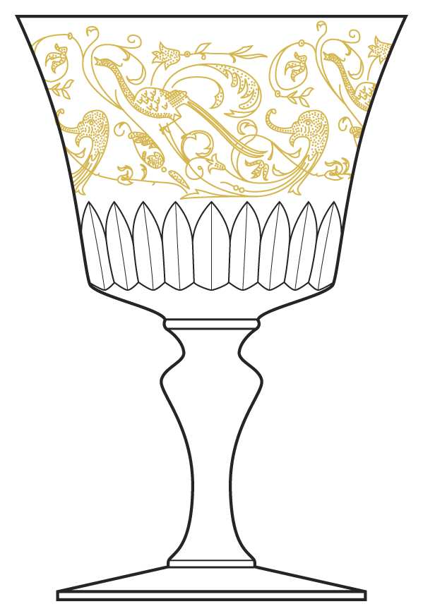 Borromees Water Goblet by Baccarat-1