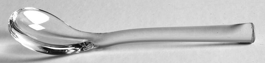 Bretagne (Cut) Mustard Spoon by Baccarat-1
