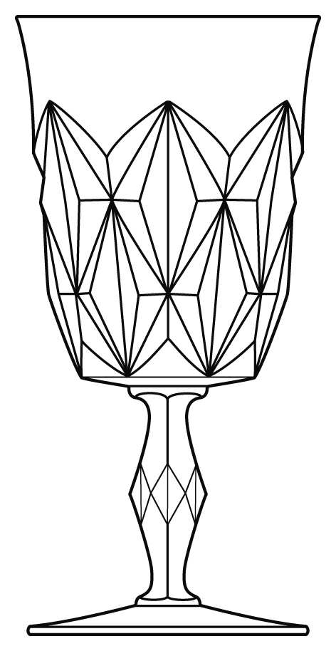 Choiseul Water Goblet by Baccarat-1
