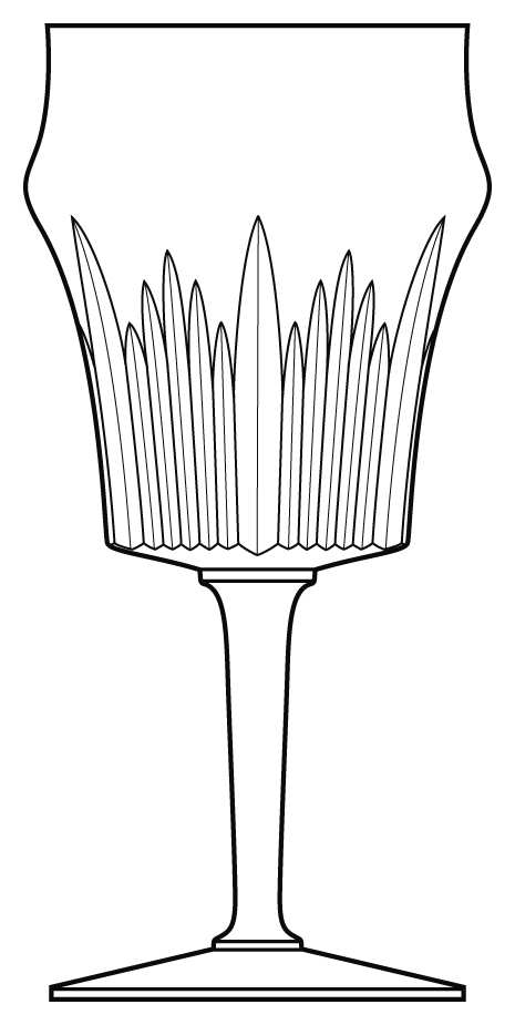 Courchevel Water Goblet by Baccarat-1