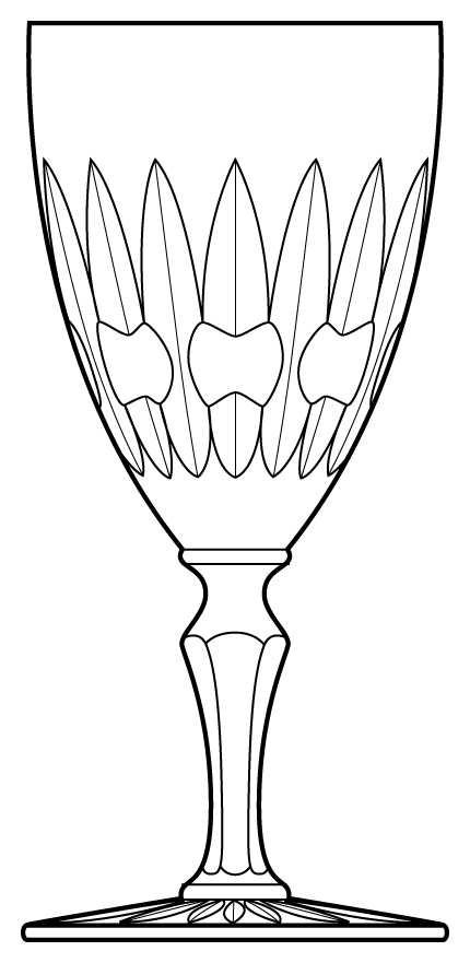 Enghein Water Goblet by Baccarat-1