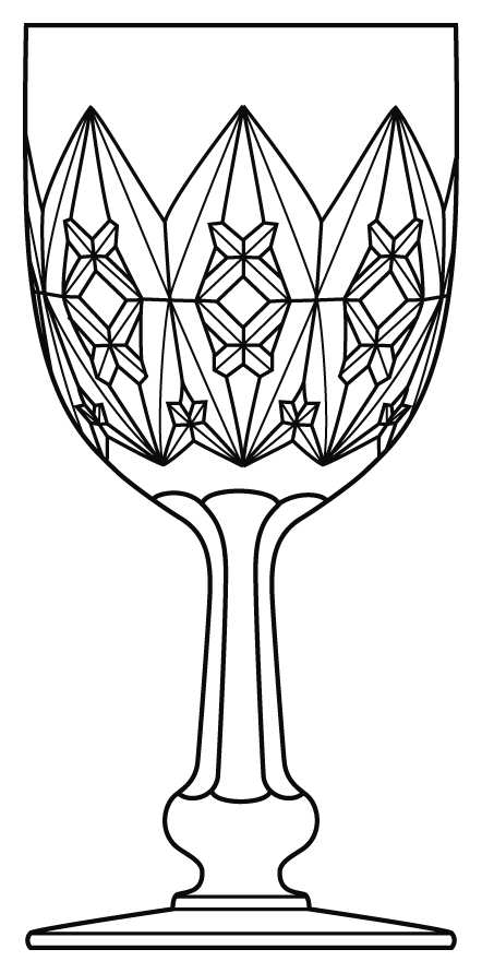 Harfleur Water Goblet by Baccarat-1