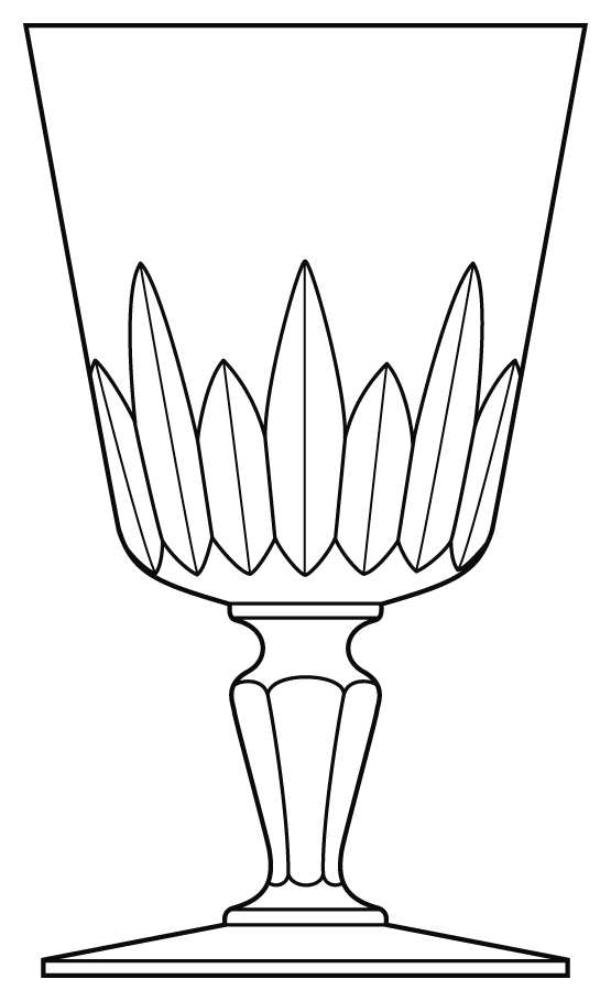 Hossegor Water Goblet by Baccarat-1