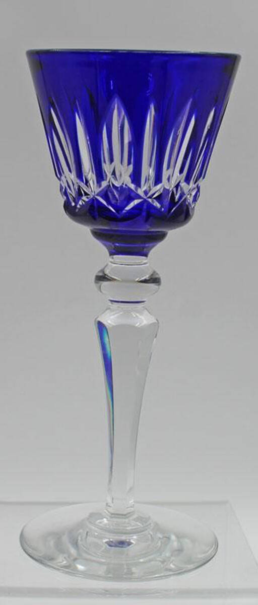 Ile Rousse Cobalt Blue Rhine Wine by Baccarat-1