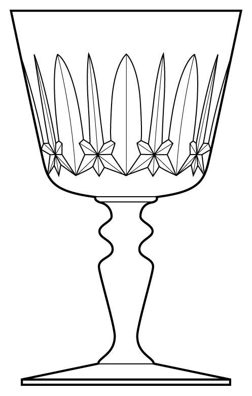 Ile de France Water Goblet by Baccarat-1