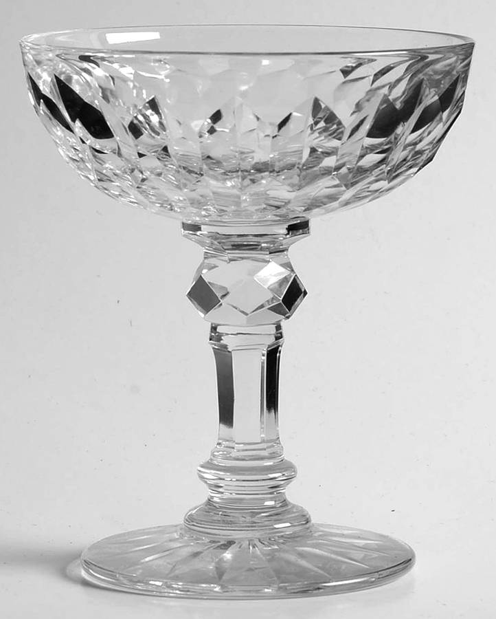 Juvisy (Cut) Champagne/Tall Sherbet by Baccarat-1