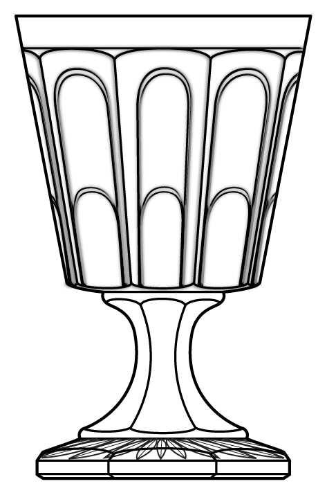 Louis XVIII Water Goblet by Baccarat-1
