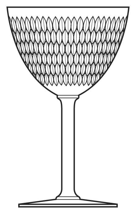 Magenta Water Goblet by Baccarat-1