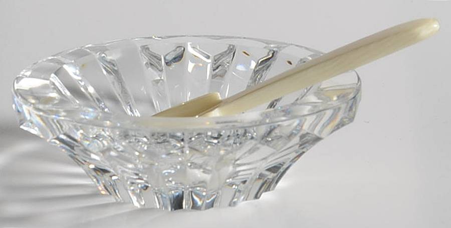Massena (No Trim) Individual Salt Dip with Spoon by Baccarat-1