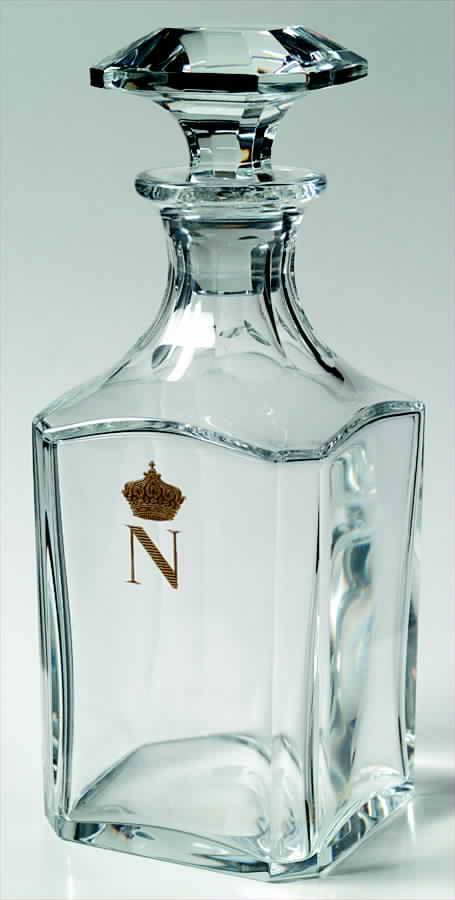 Napoleon (No Leaves) Whiskey Decanter & Stopper by Baccarat-1