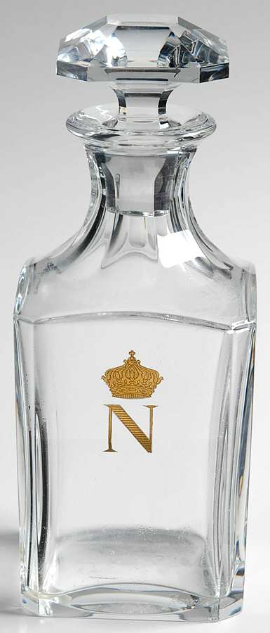 Napoleon (No Leaves) Whiskey Decanter & Stopper by Baccarat-1