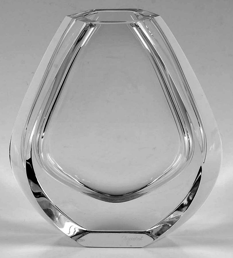 Neptune 7" Flower Vase by Baccarat-1