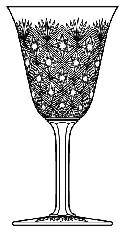 Noyon Water Goblet by Baccarat-1