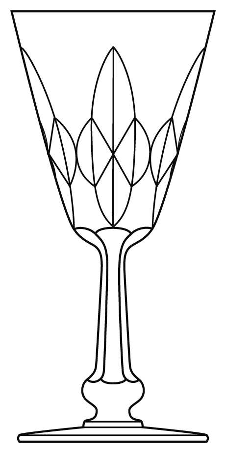 Picardie Water Goblet by Baccarat-1