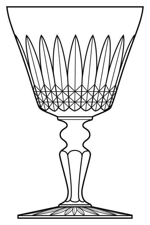 Pigalle Water Goblet by Baccarat-1
