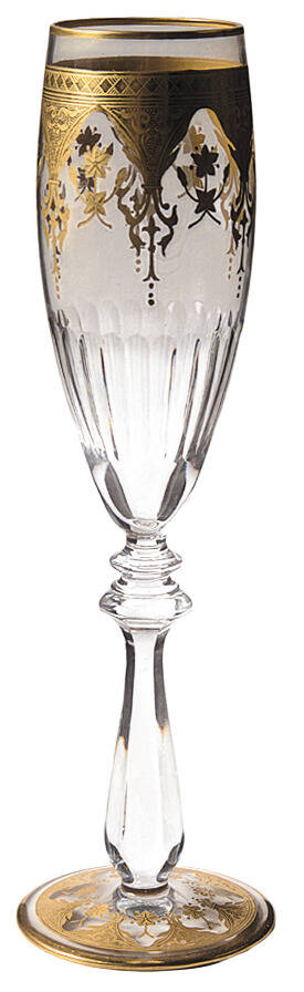 Prestige (Gold Encrusted) Fluted Champagne by Baccarat-1