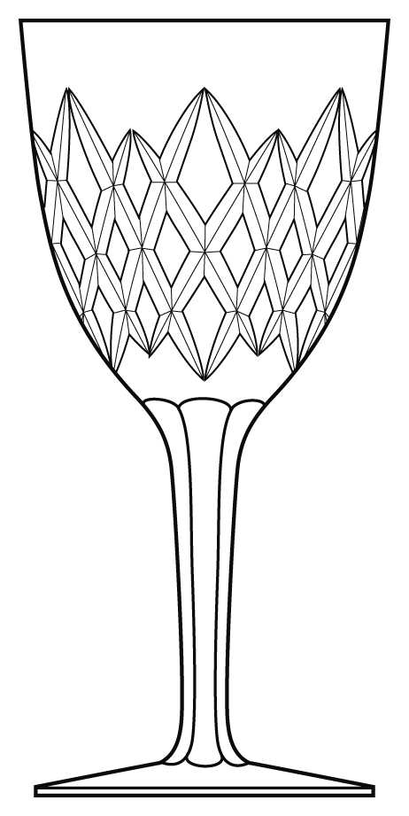 Thorigny Water Goblet by Baccarat-1