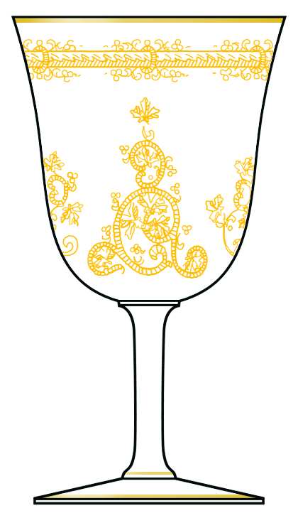 Toscane Water Goblet by Baccarat-1