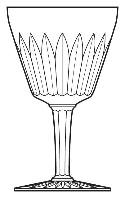 Val De Marne Water Goblet by Baccarat-1