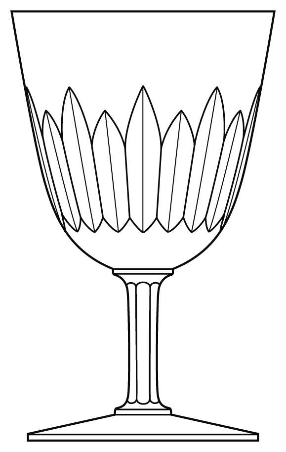 Verone Water Goblet by Baccarat-1