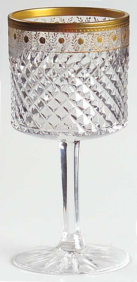 Palais (Gold Trim) Wine Glass by Bayel-1