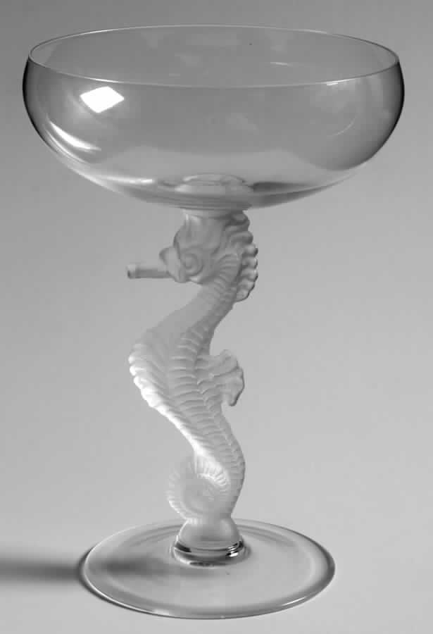 Sea Horse Champagne/Tall Sherbet by Bayel-1