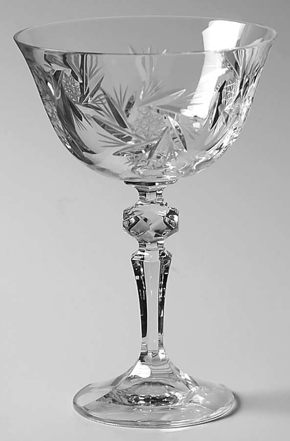 Pinwheel Champagne/Tall Sherbet by Bohemia Crystal-1