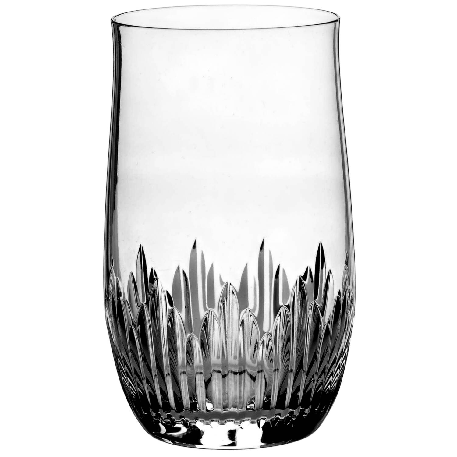 Brighton (Polished Cut) Highball Glass by Bohemia Crystal-1
