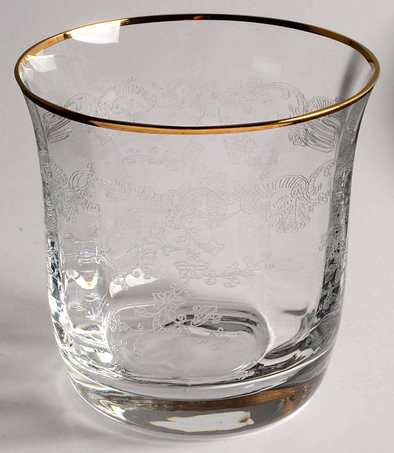 Etoile Gold Trim Old Fashioned by Bohemia Crystal-1