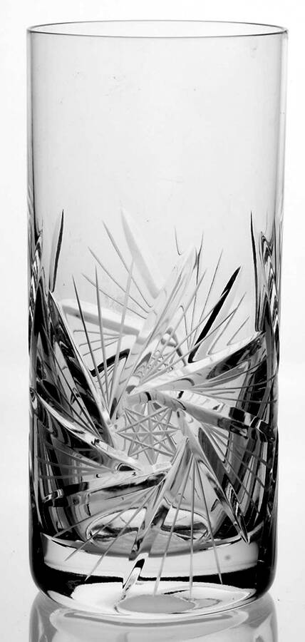 Pinwheel Highball Glass by Bohemia Crystal-1