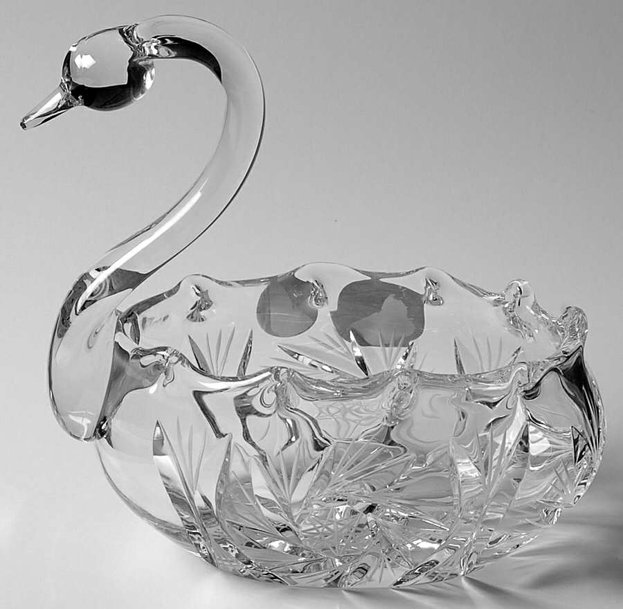 Pinwheel 5" Open Swan by Bohemia Crystalex-1