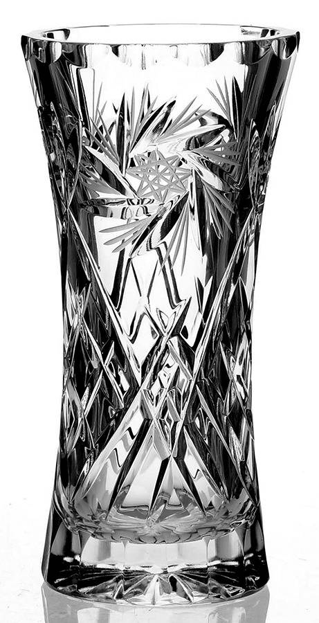 Pinwheel 7" Flower Vase by Bohemia Crystal-1