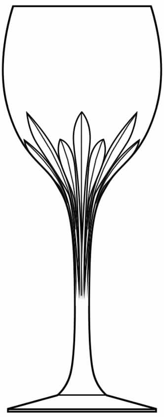 Sydney Water Goblet by Bohemia Crystalex-1