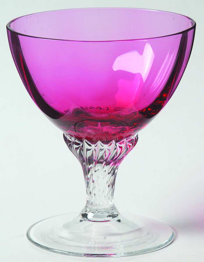 Lisa Cranberry (Optic, Straight Bowl) Liquor Cocktail by George Borgfeldt-1