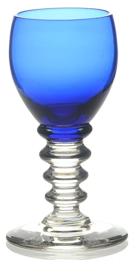 555 Blue Cordial Glass by Bryce-1