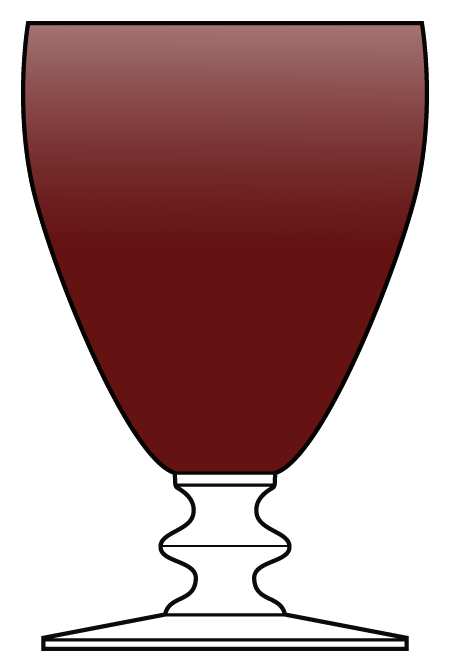 731 Ruby Water Goblet by Bryce-1