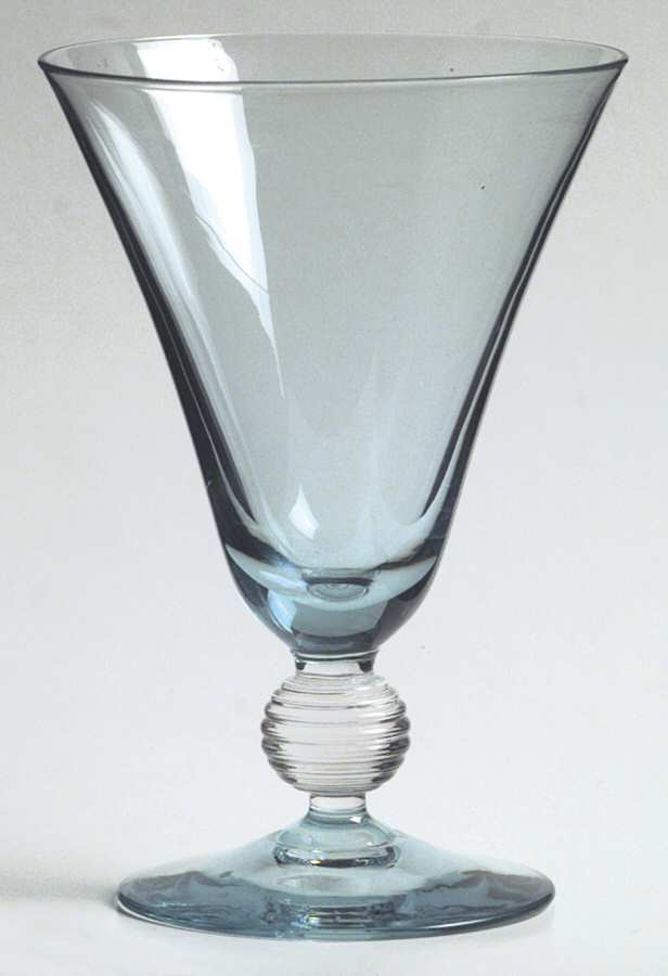 794 Cerulean Blue Footed Tumbler by Bryce-1