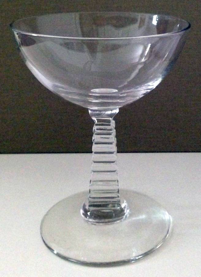 Bel Air Clear (Non Optic) Champagne/Tall Sherbet by Bryce-1
