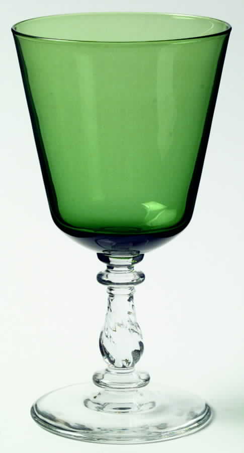942 Green Water Goblet by Bryce-1