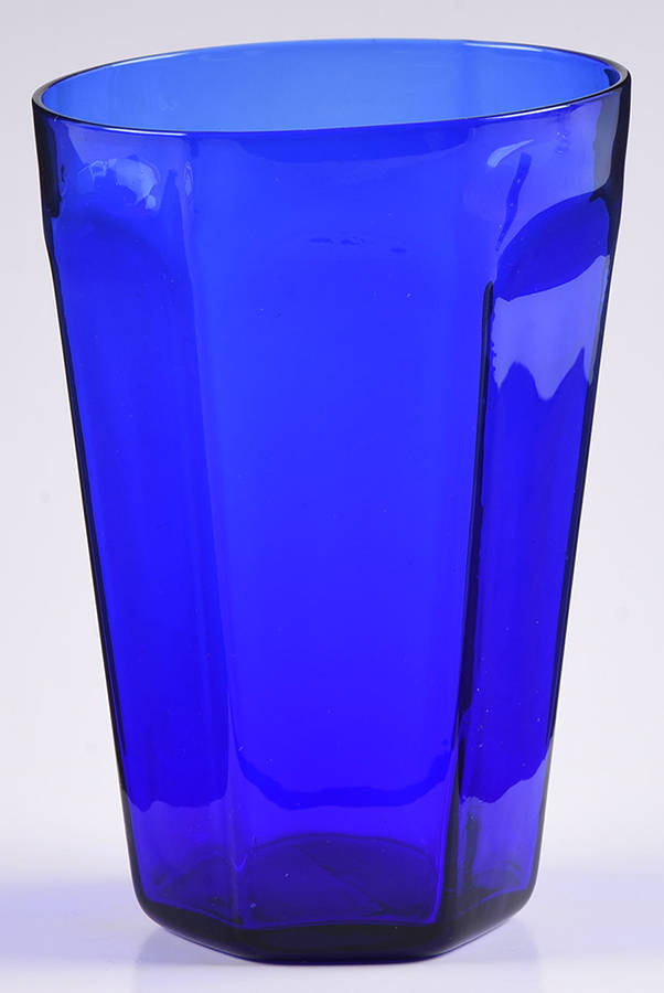 Antique Cobalt Blue Highball Glass by Bryce-1