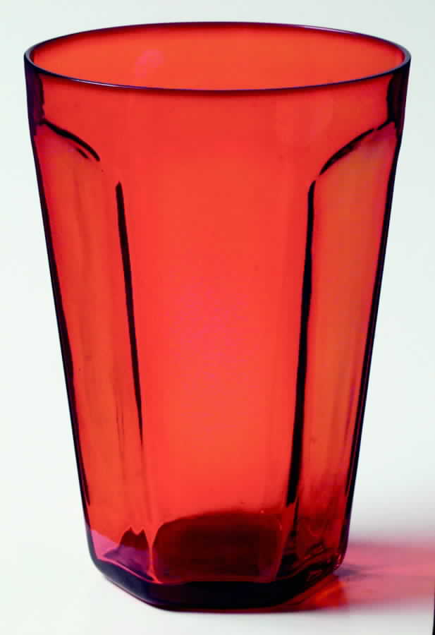 Antique Ruby Flat Tumbler by Bryce-1