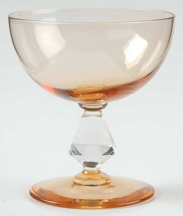 Aquarius Amber Champagne/Tall Sherbet by Bryce-1