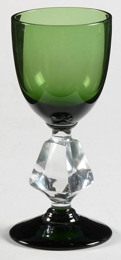 Aquarius Green Cordial Glass by Bryce-1